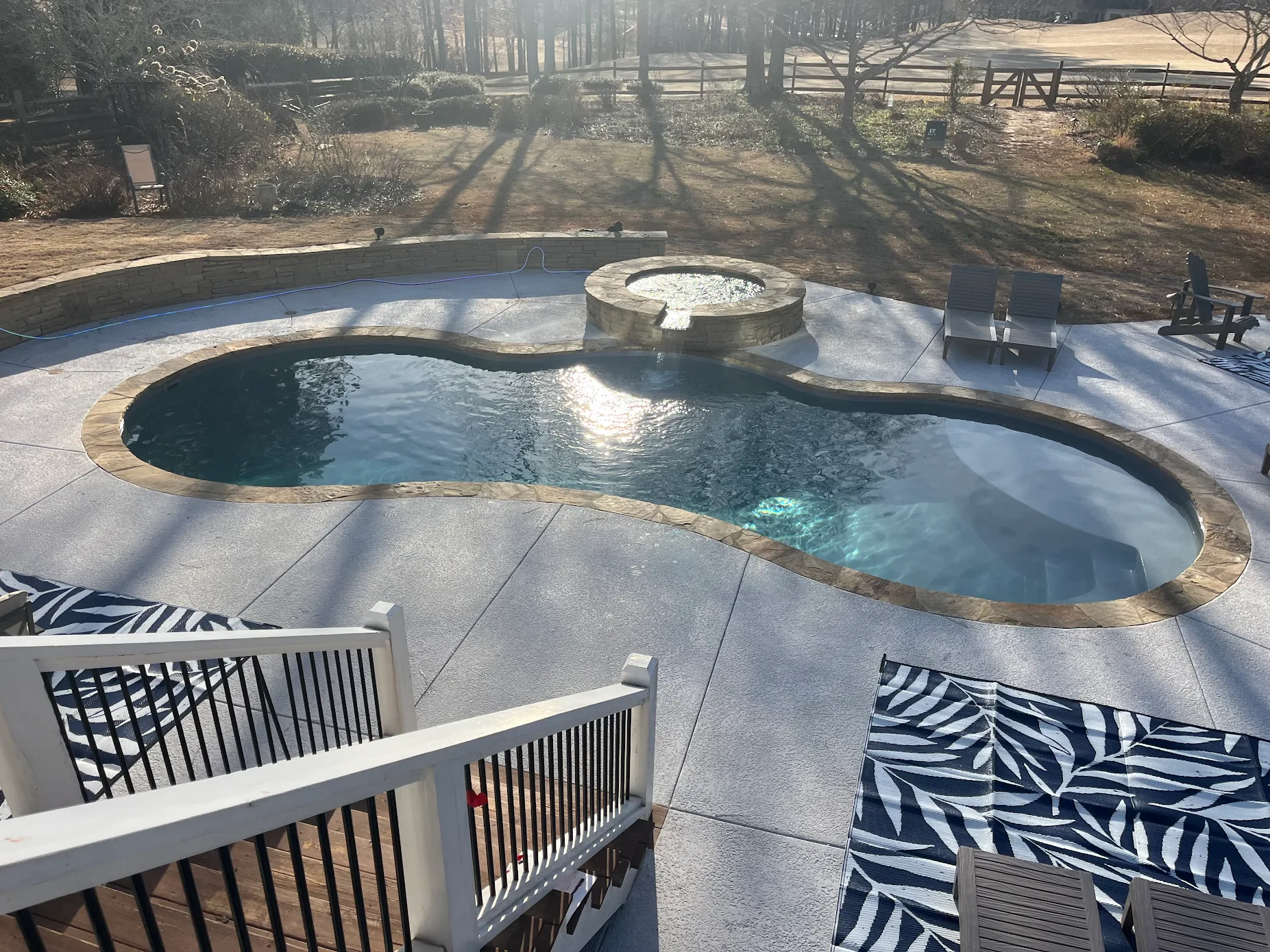 Outdoor living and pool installation